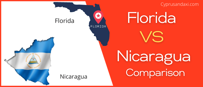 Is Florida bigger than Nicaragua