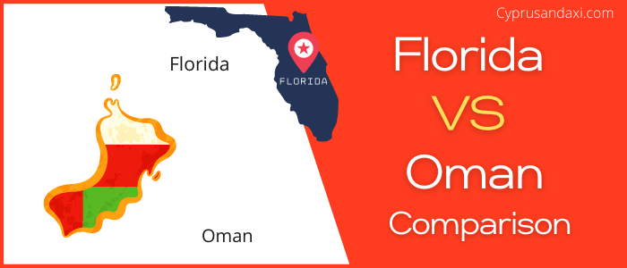 Is Florida bigger than Oman