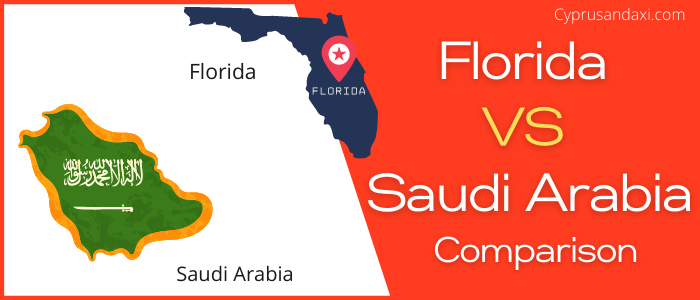 Is Florida bigger than Saudi Arabia