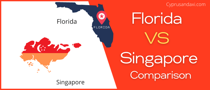 Is Florida bigger than Singapore