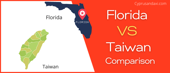 Is Florida bigger than Taiwan
