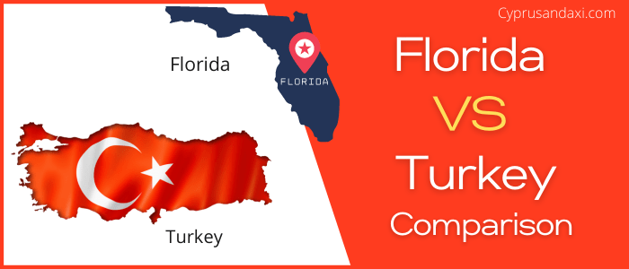 Is Florida bigger than Turkey