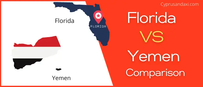 Is Florida bigger than Yemen