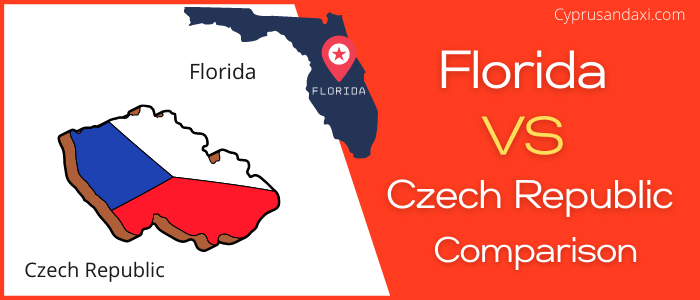 Is Florida bigger than the Czech Republic