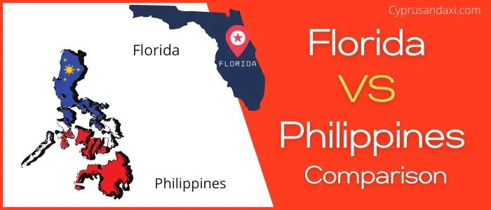 Is Florida bigger than the Philippines