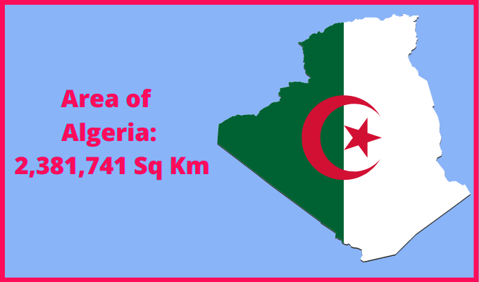 Area of Algeria compared to Georgia