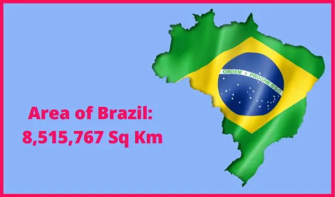 Area of Brazil compared to Georgia