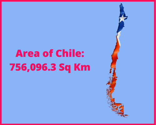 Area of Chile compared to Hawaii
