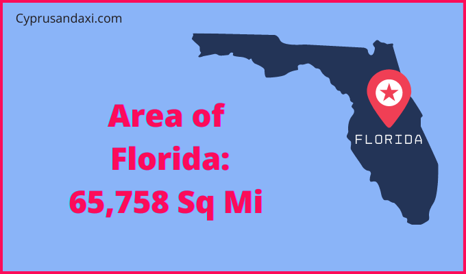Area of Florida compared to Monaco