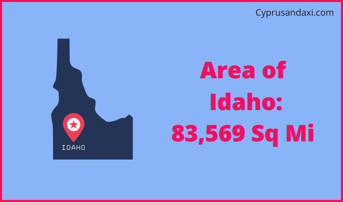 Area of Idaho compared to Peru