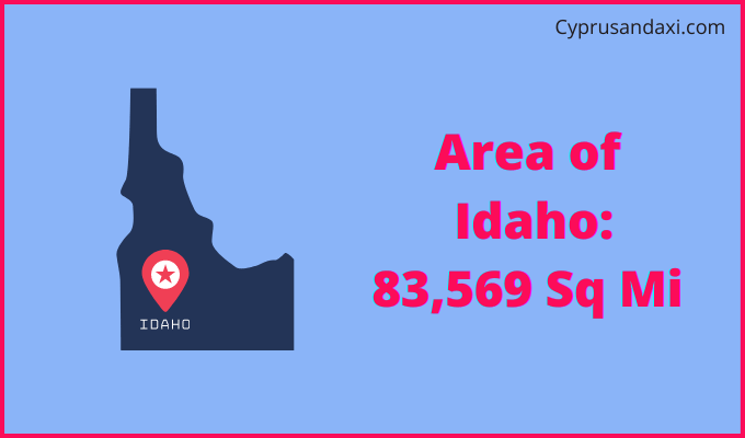 Area of Idaho compared to South Africa