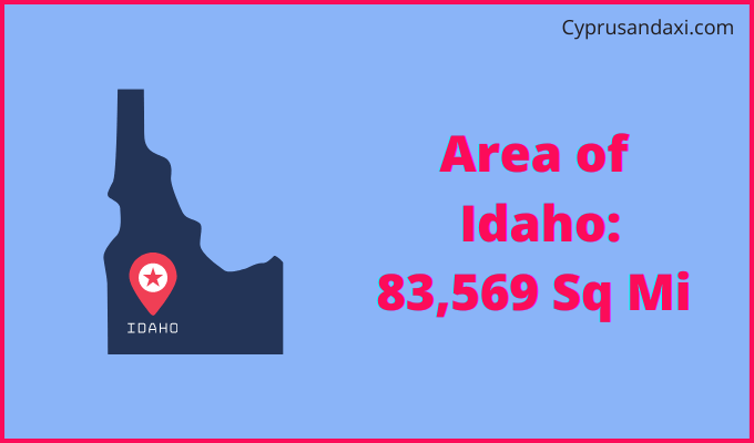 Area of Idaho compared to Zambia