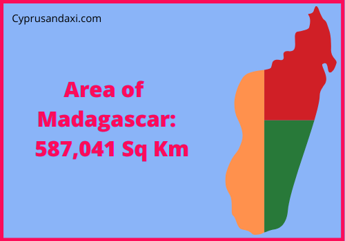 Area of Madagascar compared to Georgia