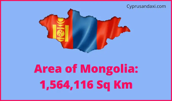 Area of Mongolia compared to Illinois