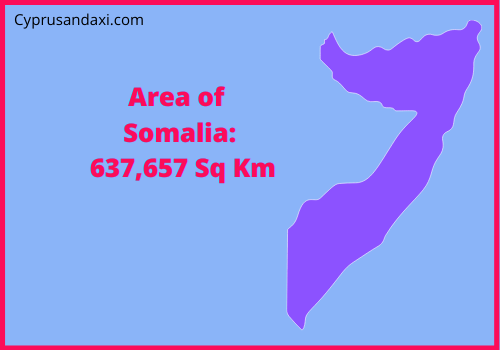 Area of Somalia compared to Georgia