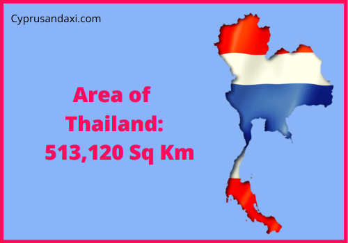 Area of Thailand compared to Georgia