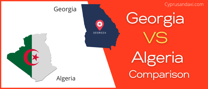 Is Georgia bigger than Algeria