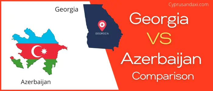 Is Georgia bigger than Azerbaijan