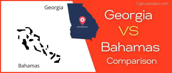 Is Georgia bigger than Bahamas