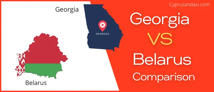 Is Georgia bigger than Belarus