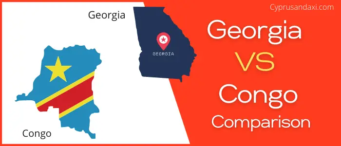 Is Georgia bigger than Congo