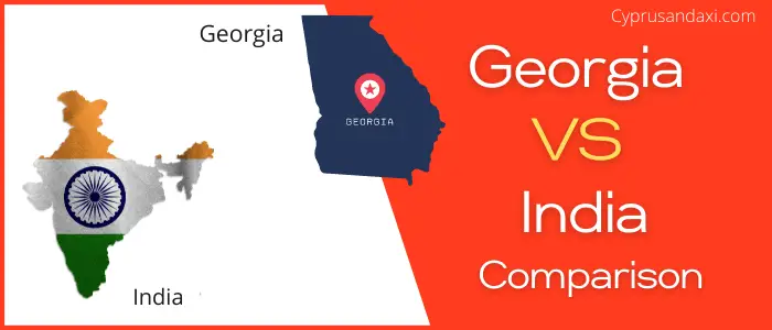 Is Georgia bigger than India