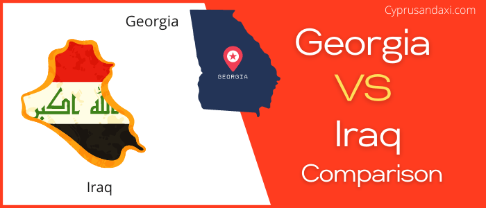 Is Georgia bigger than Iraq