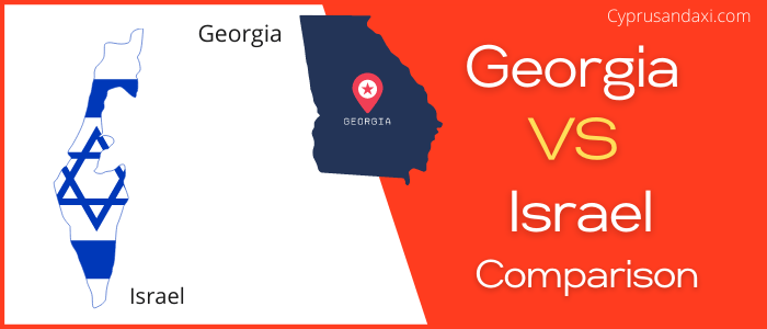 Is Georgia bigger than Israel