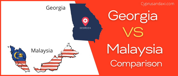 Is Georgia bigger than Malaysia
