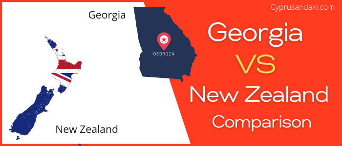 Is Georgia bigger than New Zealand