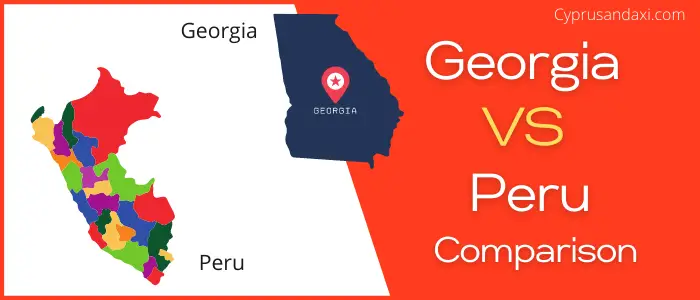 Is Georgia bigger than Peru