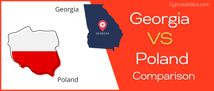 Is Georgia bigger than Poland