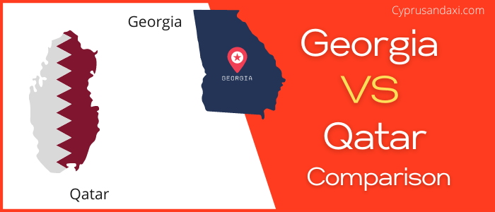 Is Georgia bigger than Qatar