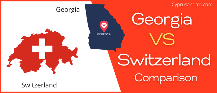 Is Georgia bigger than Switzerland
