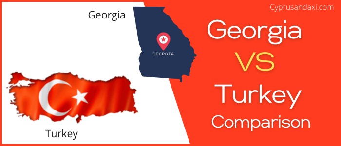 Is Georgia bigger than Turkey