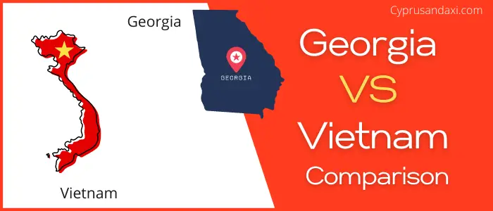 Is Georgia bigger than Vietnam