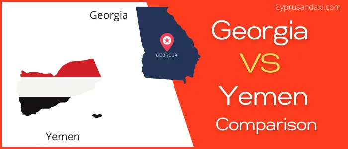 Is Georgia bigger than Yemen