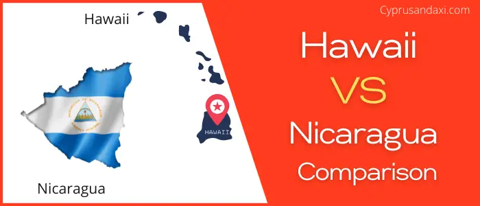 Is Hawaii bigger than Nicaragua