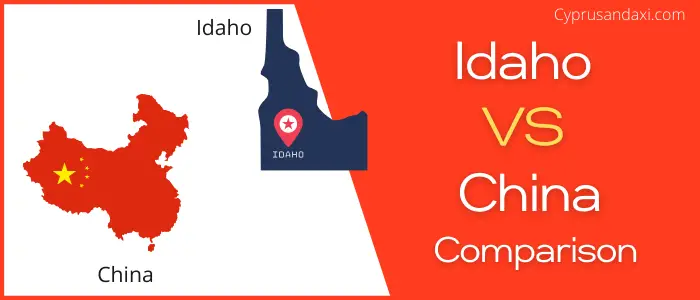 Is Idaho bigger than China