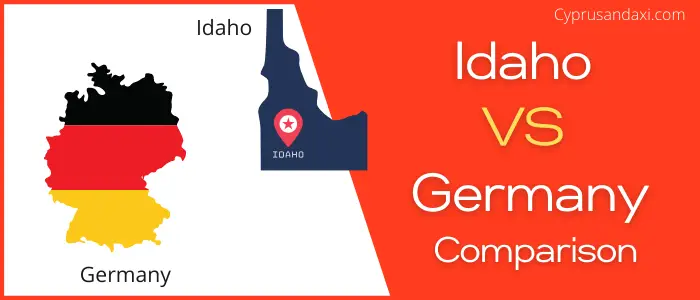Is Idaho bigger than Germany