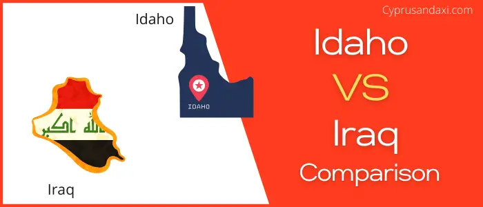 Is Idaho bigger than Iraq