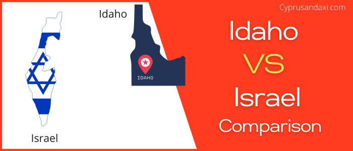 Is Idaho bigger than Israel