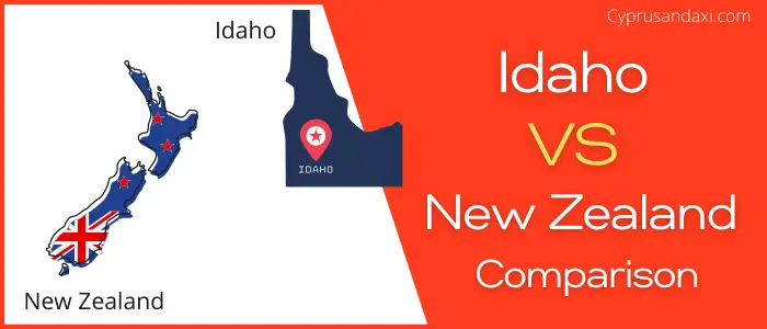 Is Idaho bigger than New Zealand