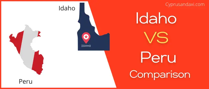 Is Idaho bigger than Peru