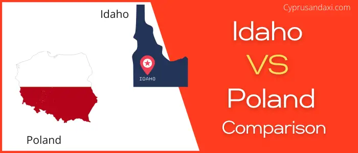 Is Idaho bigger than Poland