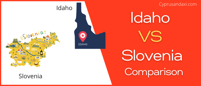 Is Idaho bigger than Slovenia