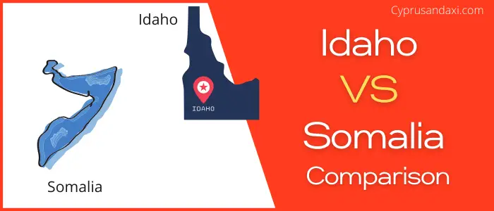 Is Idaho bigger than Somalia