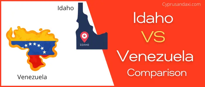 Is Idaho bigger than Venezuela