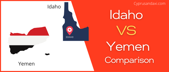 Is Idaho bigger than Yemen