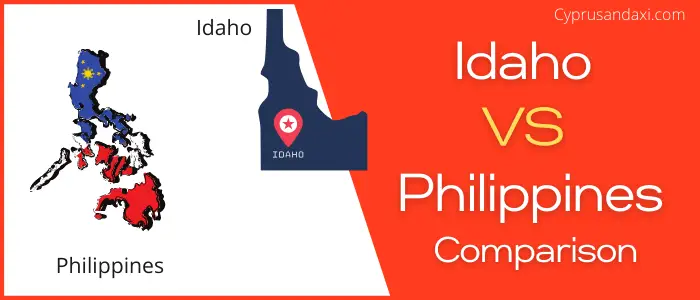 Is Idaho bigger than the Philippines